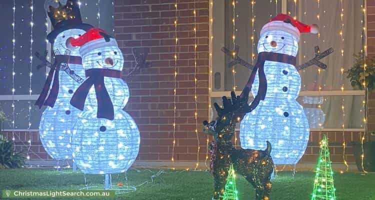 Christmas Light display at 9 Crissoula Avenue, Hope Valley