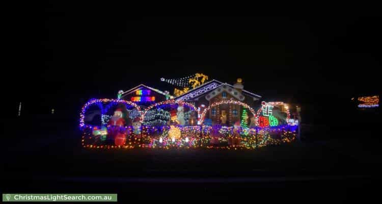 Christmas Light display at 14 Sorghum Way, Delahey