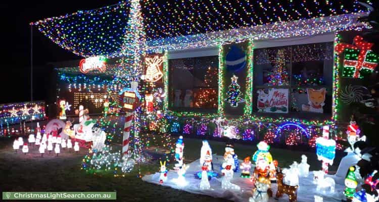 Christmas Light display at 3 Dowling Road, Oakleigh South