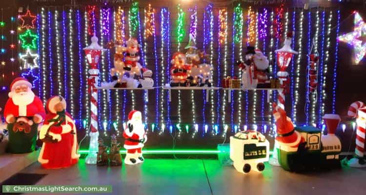 Christmas Light display at 3 Dowling Road, Oakleigh South