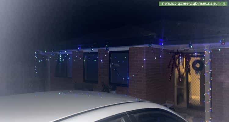 Christmas Light display at 28 Isabel Flick Street, Bonner