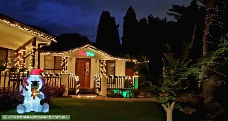 Christmas Light display at 10 Eagle Circuit, Kambah