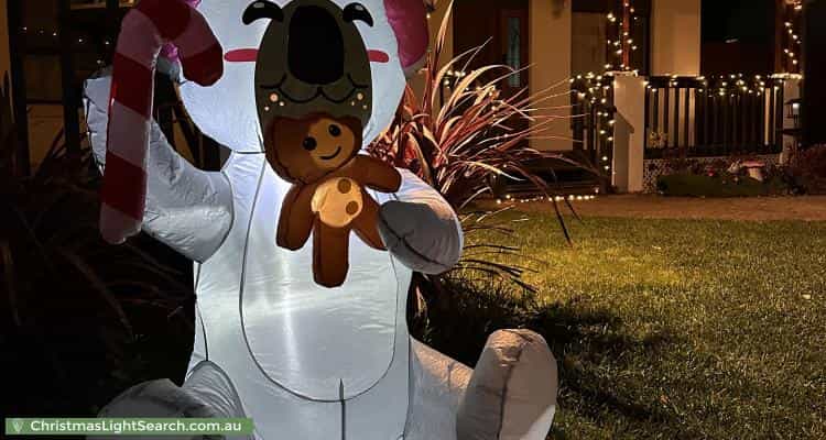 Christmas Light display at 10 Eagle Circuit, Kambah