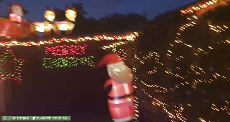Christmas Light display at 47 Landstrom Quadrant, Kilsyth