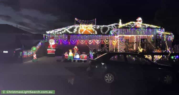 Christmas Light display at 65 Mikada Boulevard, Kilmore
