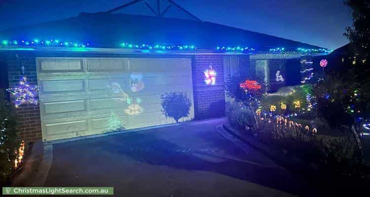 Christmas Light display at 26 Camelia Way, Pakenham
