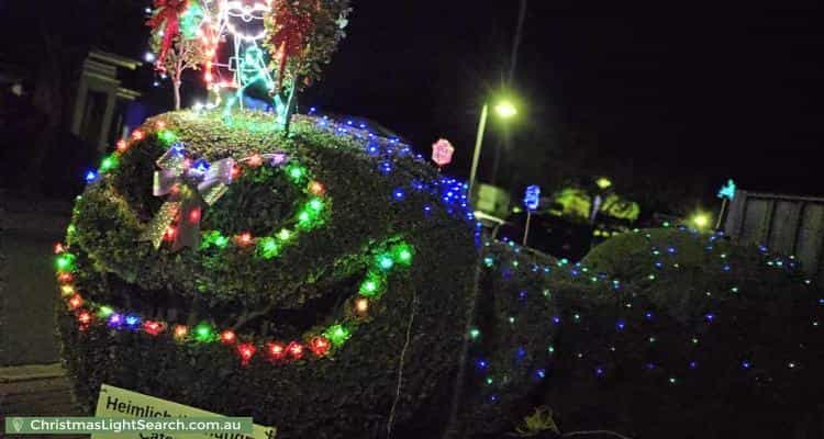 Christmas Light display at 12 Cedar Street, Munno Para West