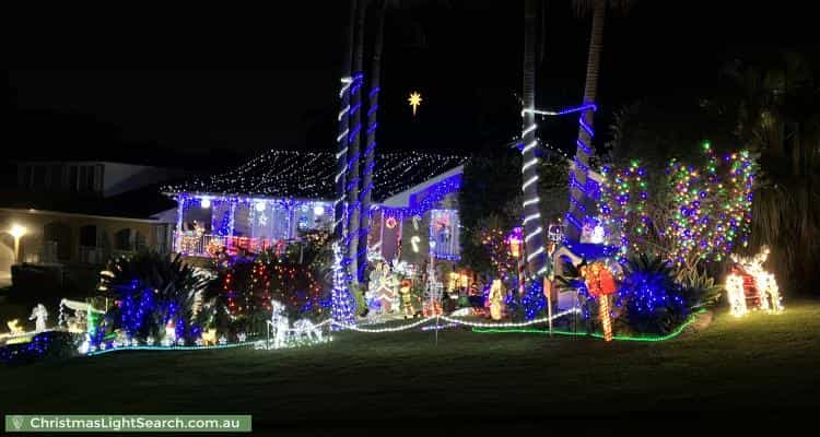 Christmas Light display at  Panaview Crescent, North Rocks