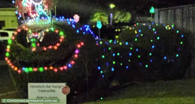 Christmas Light display at 12 Cedar Street, Munno Para West