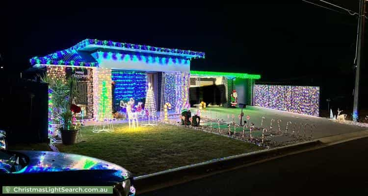 Christmas Light display at 4 Stuart Street, Dernancourt