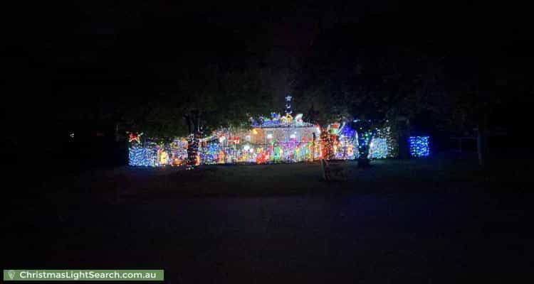 Christmas Light display at 25 Essex Street, Mitchelton