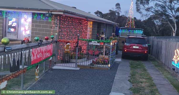 Christmas Light display at 73 Fisher Drive, Herdsmans Cove