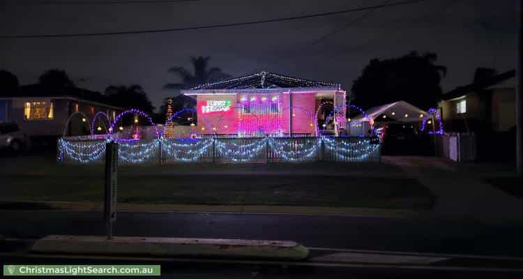 Christmas Light display at  Wagawn Street, Woodridge
