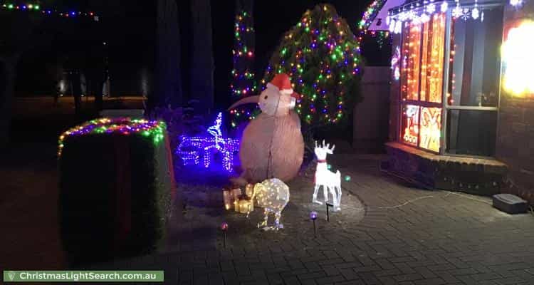Christmas Light display at 23 Lynton Avenue, Gilles Plains