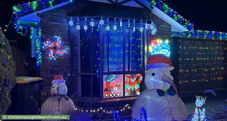 Christmas Light display at 23 Lynton Avenue, Gilles Plains
