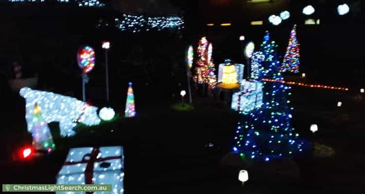 Christmas Light display at 3 Dumaurier Street, Chermside