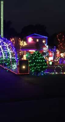 Christmas Light display at 6 Rollings Close, Rosebud