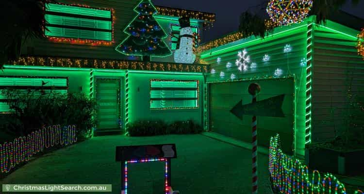 Christmas Light display at 7 Clarrisa Court, Narre Warren