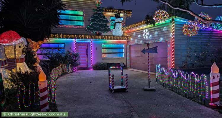 Christmas Light display at 7 Clarrisa Court, Narre Warren