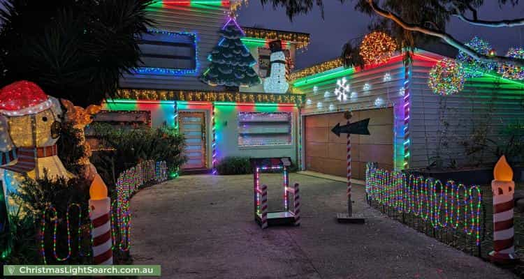 Christmas Light display at 7 Clarrisa Court, Narre Warren