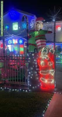 Christmas Light display at 62 Stockholm Avenue, Hassall Grove