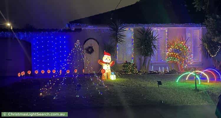 Christmas Light display at 7 Pickworth Drive, Dingley Village