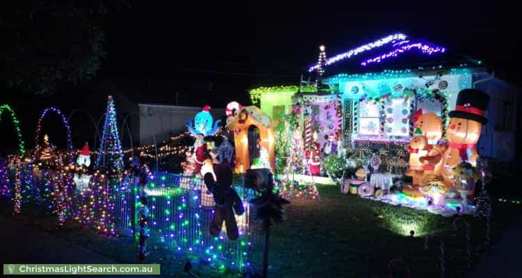 Christmas Light display at 17 Cooper Street, Blacktown