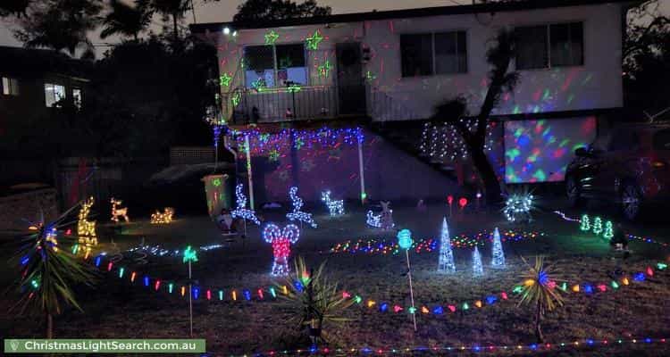 Christmas Light display at 27 Bellatrix Drive, Kingston
