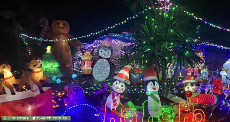 Christmas Light display at 2 Chelsea Crescent, Berwick