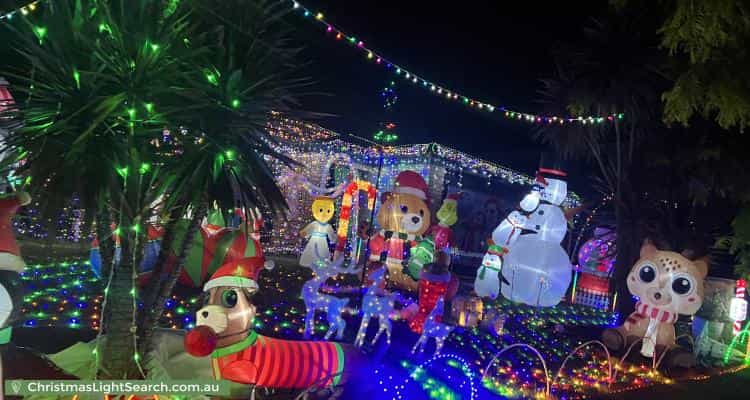 Christmas Light display at 2 Chelsea Crescent, Berwick