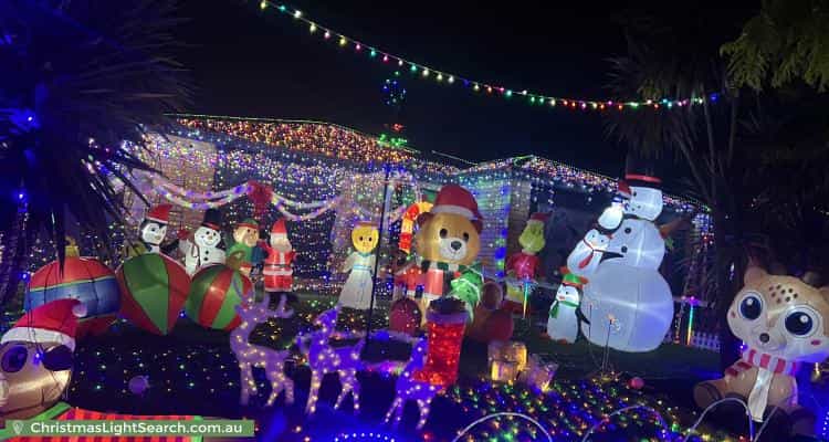 Christmas Light display at 2 Chelsea Crescent, Berwick