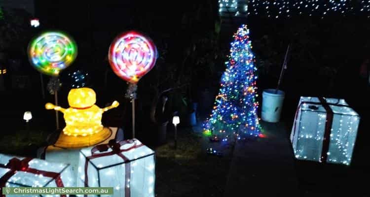 Christmas Light display at 1 Dumaurier Street, Chermside