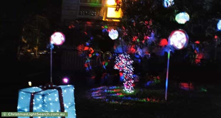 Christmas Light display at 1 Dumaurier Street, Chermside