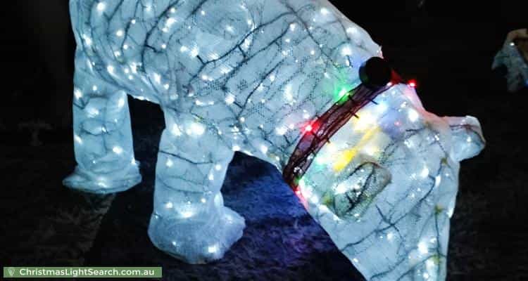 Christmas Light display at 1 Dumaurier Street, Chermside