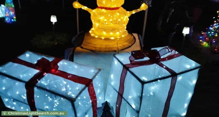 Christmas Light display at 1 Dumaurier Street, Chermside