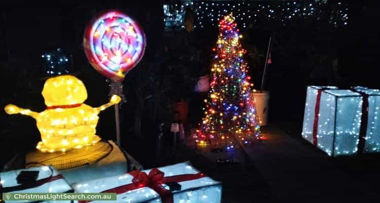 Christmas Light display at 1 Dumaurier Street, Chermside