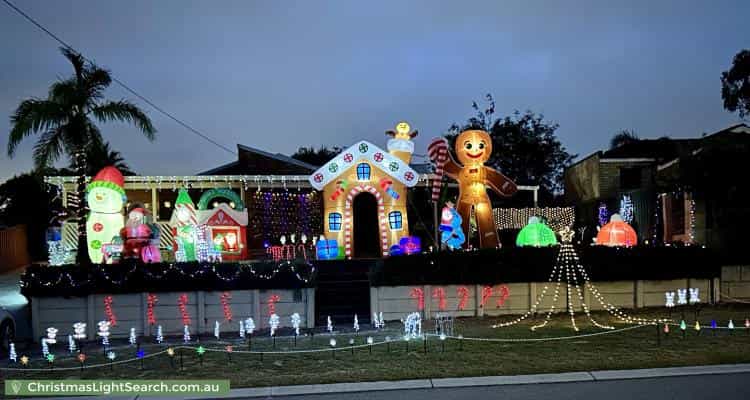 Christmas Light display at 1 Eleanor Court, Craigie