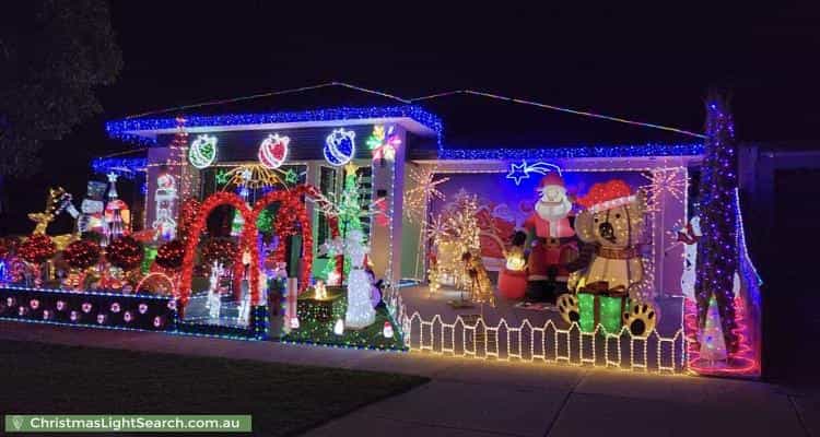 Christmas Light display at  Girraween Street, Wollert