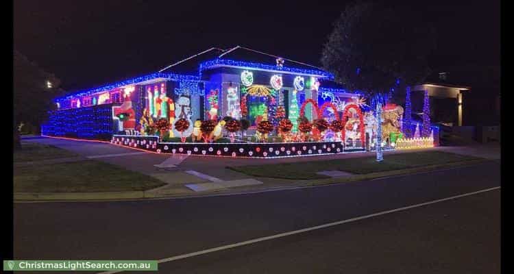 Christmas Light display at  Girraween Street, Wollert