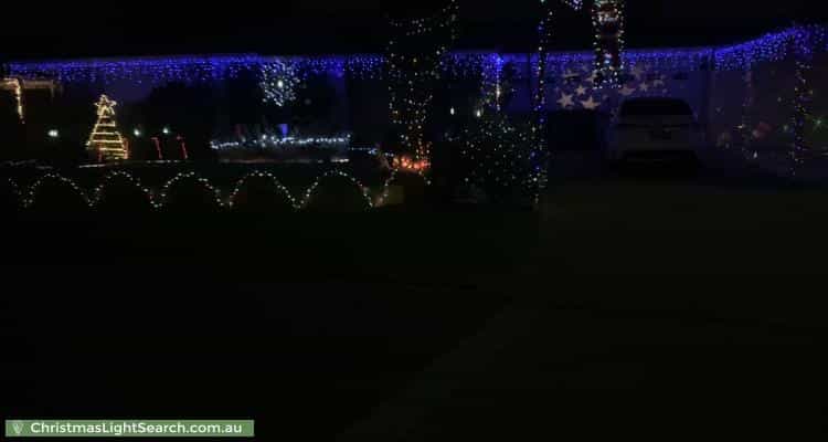 Christmas Light display at 17 Ivythorne Grove, Kiara