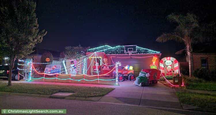 Christmas Light display at 100 Melissa Way, Pakenham