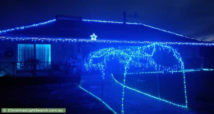 Christmas Light display at  Disputed Road, Blessington
