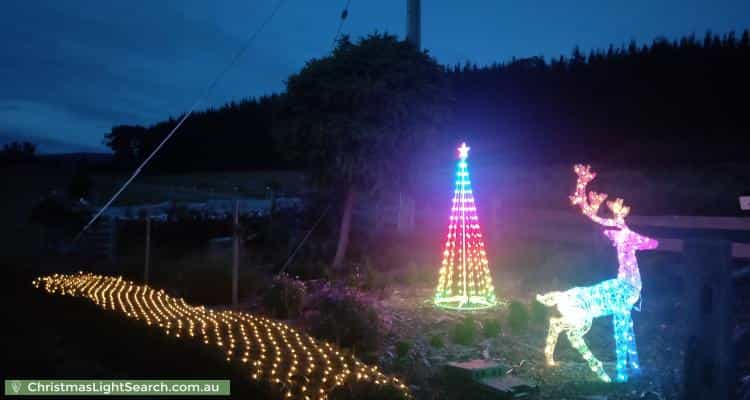Christmas Light display at  Disputed Road, Blessington