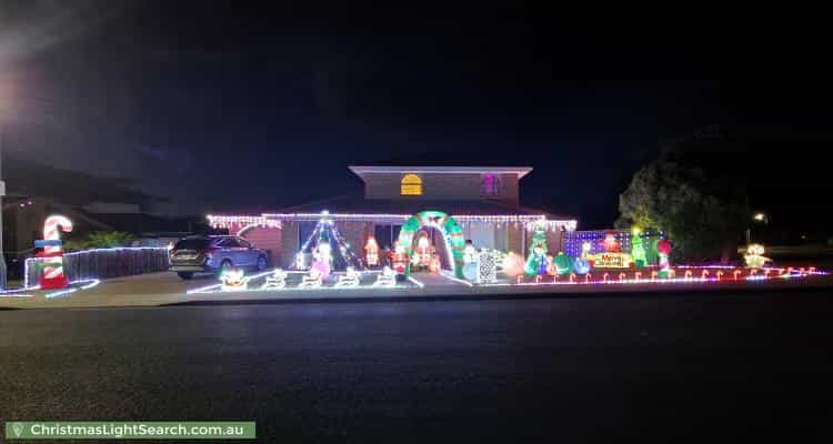 Christmas Light display at 42 Tasman Highway, Sorell
