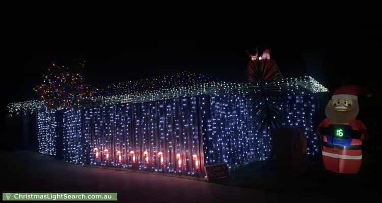 Christmas Light display at 44 Galloway Drive, Ashmore