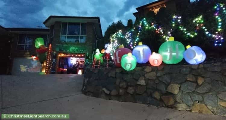 Christmas Light display at 3 Sawicki Place, Gordon