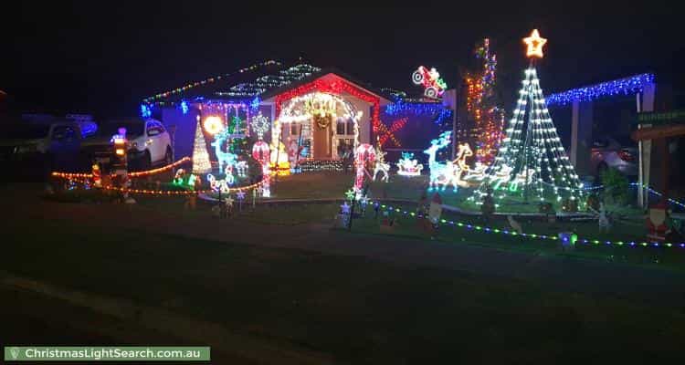 Christmas Light display at 4 Denham Court, Kealba
