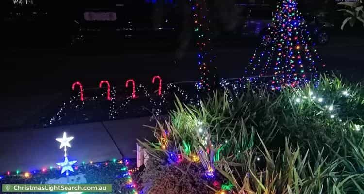 Christmas Light display at 22 Caldwell Parkway, Haynes