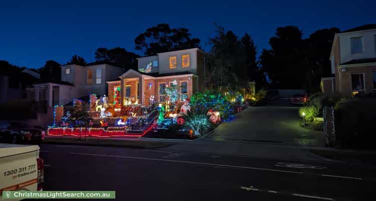 Christmas Light display at 335 Hawthorn Road, Vermont South