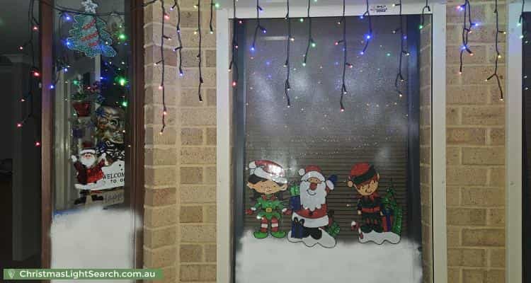 Christmas Light display at 28 Bonannella Entrance, Sinagra